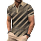 ⏳Time-Limited Special⏰Men's Geometric Print Collared Shirts – Muscle Fit, Breathable, Fade Resistant ✨