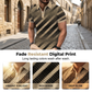 ⏳Time-Limited Special⏰Men's Geometric Print Collared Shirts – Muscle Fit, Breathable, Fade Resistant ✨