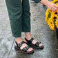 ⏳Time-Limited Special⏰Women's Summer Flat Sandals with Double Buckle