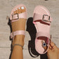 ⏳Time-Limited Special⏰Women's Summer Flat Sandals with Double Buckle