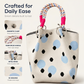⏳Time-Limited Special⏰Cute Polka Dot Handbag for Women – Classic Dot Print, Roomy, Everyday Chic ✨