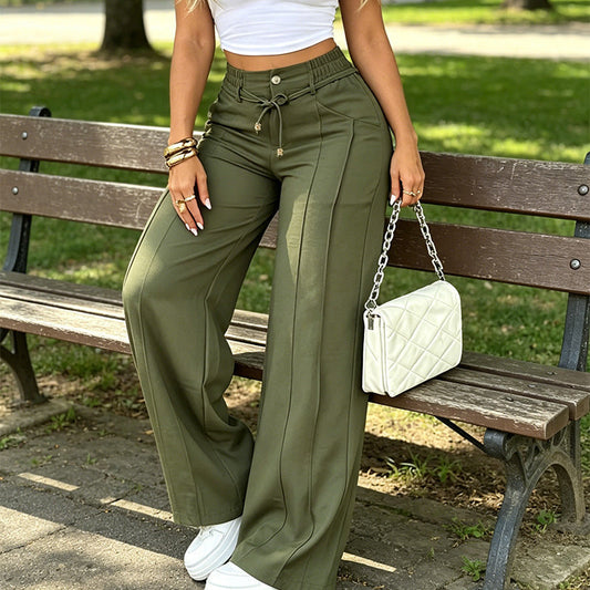 ⏳Time-Limited Special⏰Women’s High-Waisted Straight Leg Trousers – Flattering Fit & Versatile Everyday Style 🌿