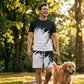 ⏳Time-Limited Special⏰Men's Summer Dynamic Print Casual Set – 3D Brushstroke, Soft Fabric, Ergonomic Fit ✨