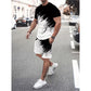 ⏳Time-Limited Special⏰Men's Summer Dynamic Print Casual Set – 3D Brushstroke, Soft Fabric, Ergonomic Fit ✨