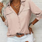 ⏳Time-Limited Special⏰Women's Solid Lapel Long Sleeves Button-Down Shirt👔