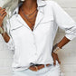 ⏳Time-Limited Special⏰Women's Solid Lapel Long Sleeves Button-Down Shirt👔
