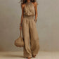 ⏳Time-Limited Special⏰Women's Elegant Backless Halter Jumpsuit