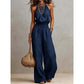 ⏳Time-Limited Special⏰Women's Elegant Backless Halter Jumpsuit
