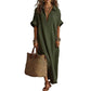 ⏳Time-Limited Special⏰Women's Minimalist Solid Color Maxi Dress