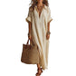 ⏳Time-Limited Special⏰Women's Minimalist Solid Color Maxi Dress