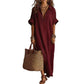 ⏳Time-Limited Special⏰Women's Minimalist Solid Color Maxi Dress