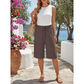 ⏳Time-Limited Special⏰Women's Casual Drawstring Shorts – Lightweight, Wide Leg, Adjustable Waist 🌿