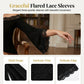 ⏳Time-Limited Special⏰Women's Chic Black Slim Fit Off-Shoulder Flare Sleeve T-Shirt – Soft & stretchy – Perfect for parties, date nights or chic casual looks ✨🌸