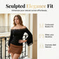 ⏳Time-Limited Special⏰Women's Chic Black Slim Fit Off-Shoulder Flare Sleeve T-Shirt – Soft & stretchy – Perfect for parties, date nights or chic casual looks ✨🌸