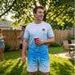 ⏳Time-Limited Special⏰Men's Gradient Short Sleeve and Shorts Set