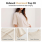 ⏳Time-Limited Special⏰Women's Oversized T-Shirt & Ruffle Skirt 2-Piece Set