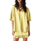 ⏳Time-Limited Special⏰Women's Oversized T-Shirt & Ruffle Skirt 2-Piece Set