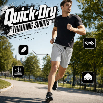 ⏳Time-Limited Special⏰Men's Quick Dry Sports Shorts with Zipper Pockets