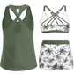 ⏳Time-Limited Special⏰Tankini Set with Shorts – Vibrant Prints, Mix & Match – Stylish Beach Look.
