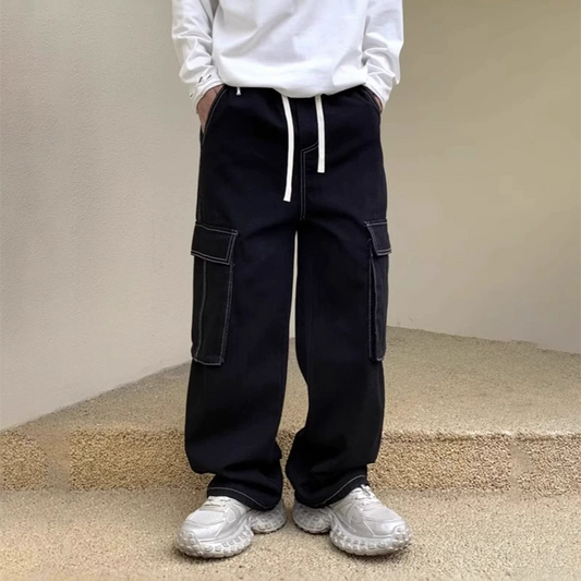 ⏳Time-Limited Special⏰Utility Wide-Leg Cargo Jeans