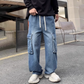 ⏳Time-Limited Special⏰Utility Wide-Leg Cargo Jeans