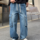 ⏳Time-Limited Special⏰Utility Wide-Leg Cargo Jeans