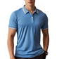 ⏳Time-Limited Special⏰Men Fashion Contrast Lapel Quick Drying Short Sleeve T-Shirt