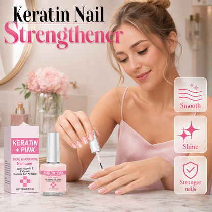 ⏳Time-Limited Special⏰Keratin Nail Strengthener & Moisturizer – Repair & Glossy Finish 🌟