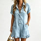 ⏳Time-Limited Special⏰Women's Short Sleeve Romper – Soft breathable fabric & relaxed fit – Your go-to for sunny days.