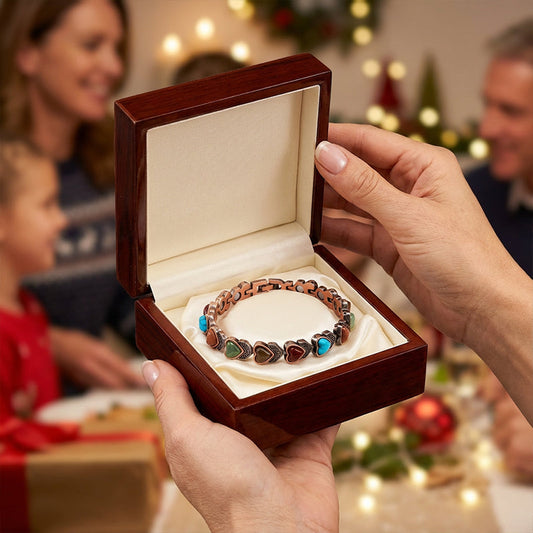 ⏳Time-Limited Special⏰Antique Copper Finish Magnetic Stone Bracelet❤️