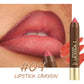 ⏳Time-Limited Special⏰Long-Lasting Matte Lip Crayon for Women | 2-in-1 Liner & Lipstick | Hydrating & Non-Drying | Precision Triangular Tip | 6 Colors ✨