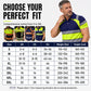 👕 50% OFF NOW! 🦺 Men's High Visibility Round-Neck Top – Breathable & reflective – Perfect for work, cycling or night activities – safe and comfortable 🌙💪✨