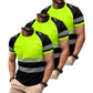 👕 50% OFF NOW! 🦺 Men's High Visibility Round-Neck Top – Breathable & reflective – Perfect for work, cycling or night activities – safe and comfortable 🌙💪✨