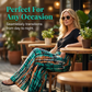 ⏳Time-Limited Special⏰Women's Smocked High-Waist Wide-Leg Trousers 👖 Cinched Comfort, Flowing Freedom