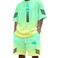 ⏳Time-Limited Special⏰Men's Summer T-Shirt & Shorts Two-Piece Set – Gradient Design & Breathable Fabric ☀️