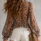 ⏳Time-Limited Special⏰Leopard V-Neck Tie Top – Wild Feminine Flair ⏰