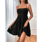⏳Time-Limited Special⏰Women’s Smocked Tiered Mini Dress – Adjustable Straps, Stretch Bust & Breezy A-Line Fit ✨