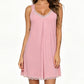 ⏳Time-Limited Special⏰Lace V-Neck Nightdress – Soft modal & comfy loose fit.