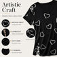 ⏳Time-Limited Special⏰Women’s Heart Print V-Neck Top