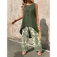 ⏳Time-Limited Special⏰Women's Casual Sleeveless Top & Wide-Leg Pants Set 🌊