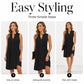 ⏳Time-Limited Special⏰Pleated V-Neck Dress – Lightweight fabric & effortless elegance