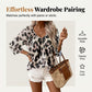 ⏳Time-Limited Special⏰Chic Leopard Print Commuter Blouse