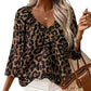 ⏳Time-Limited Special⏰Chic Leopard Print Commuter Blouse