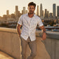 ⏳Time-Limited Special⏰Men’s Geometric Print Relaxed-Fit Button-Down Shirt – Soft Summer Feel, Roomy Comfort & Vacation-Ready Style ✨