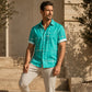 ⏳Time-Limited Special⏰Men’s Geometric Print Relaxed-Fit Button-Down Shirt – Soft Summer Feel, Roomy Comfort & Vacation-Ready Style ✨
