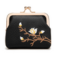 Stylish Embroidered Pouch with Duck Clasp