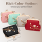Stylish Embroidered Pouch with Duck Clasp