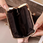 Stylish Embroidered Pouch with Duck Clasp