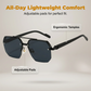 ⏳Time-Limited Special⏰Pro-Favorite Men's Stylish Geometric Polygon Sunglasses – Metal & PC Frame – UV400 Protection 🕶️