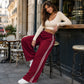 ⏳Time-Limited Special⏰Women's  Chic Striped Drawstring Track Pants